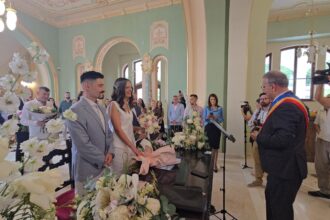 foto video prima casatorie civila la cazinoul din constanta doi tineri si au unit destinele intr un decor impresionant 6855379b43104