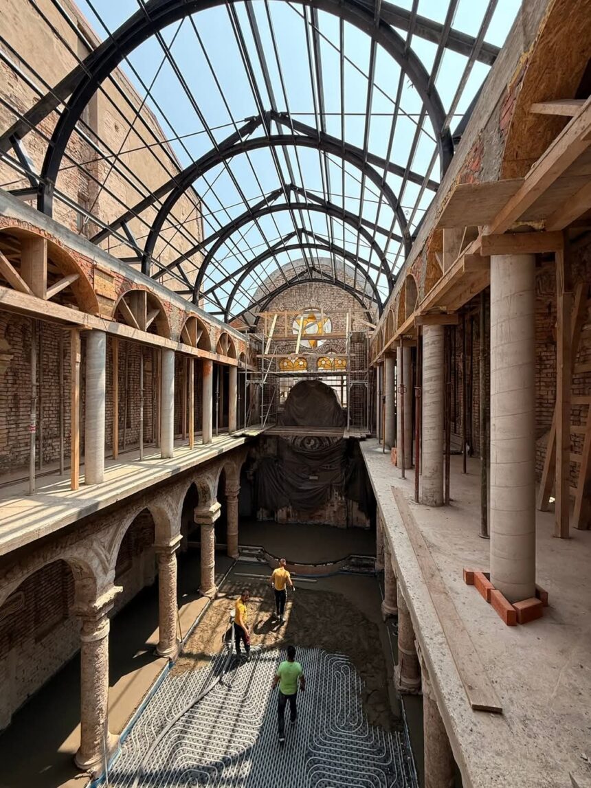 galerie foto reabilitarea sinagogii mari din constanta avanseaza sapa este turnata si urmeaza acoperisul 683e372865acc