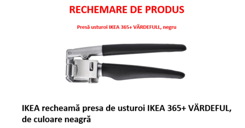 ikea retrage din magazine o presa de usturoi din cauza riscului de desprindere a pieselor metalice clientii sfatuiti sa o returneze 6849abd99330b