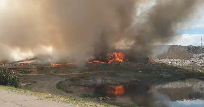 incendiu violent la groapa de gunoi de langa galati caz identic si in anul 2024 684ebebc6faf5