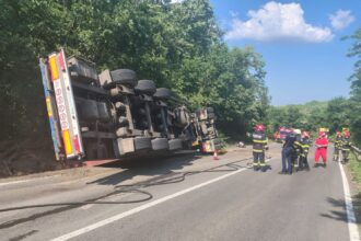 ipj tulcea despre accidentul grav de la somova autocamionul a intrat pe contrasens intr o curba periculoasa de pe dn 22 684708f1d3715