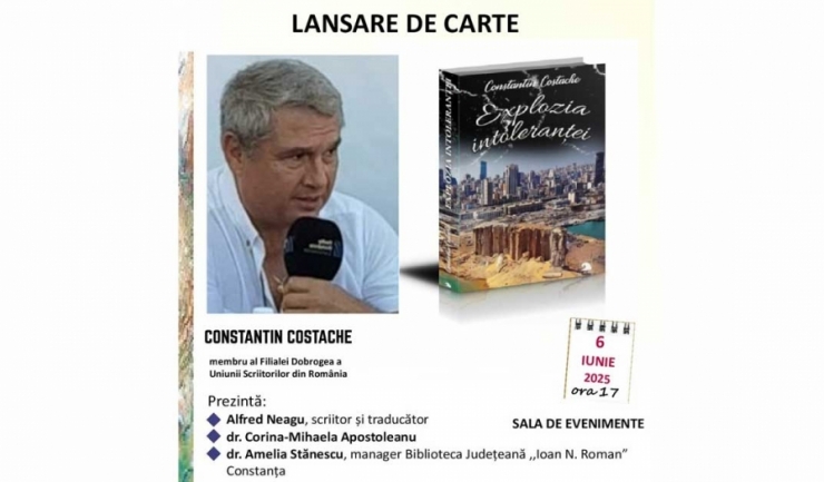 lansare de carte explozia intolerantei vineri 6 iunie la ora 17 00 la biblioteca judeteana constanta 684176ffbe41a