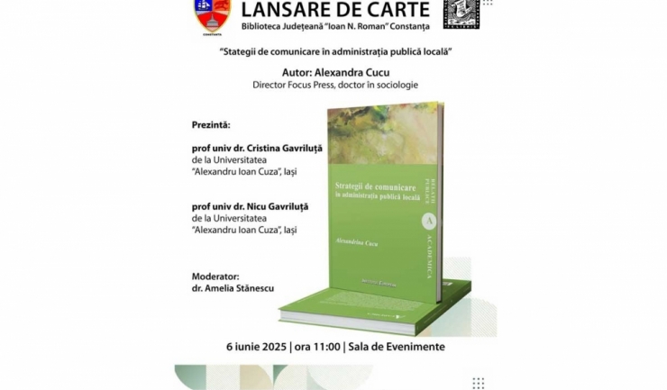 lansare de carte strategii de comunicare in administratia publica locala la biblioteca judeteana constanta 68401f4618d72