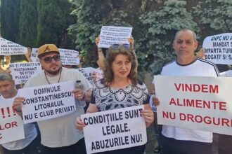 live protest al comerciantilor de pe litoral in fata prefecturii constanta este vizata activitatea de control a protectiei consumatorilor legata de micile magazine alimentare 684298c384d8d