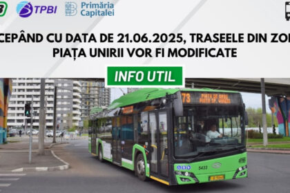 mai multe trasee ale stb se modifica incepand de sambata in zona piata unirii in capitala 685640fee9239