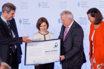 maia sandu a primit in germania premiul franz josef strauss a decis sa doneze suma de bani care insoteste distinctia 6856fc5aa9ab3