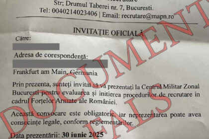 mapn romanii din diaspora nu sunt chemati la centre de recrutare acest document este fals 6841ae670b76c