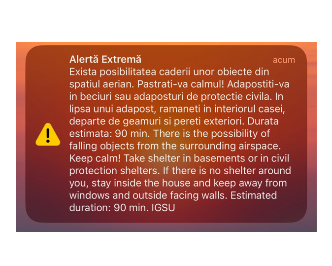 mesaj ro alert primit de locuitorii din judetul tulcea din apropiere de granita cu ucraina 684a5c100f7cc