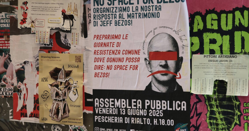 no space for bezos nunta lui jeff bezos in venetia enerveaza localnicii si declanseaza proteste orasul este epuizat 684d899ba7612