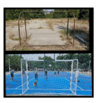 o fotografie cat o mie de cuvinte catalin filisan palatul copiilor constanta 2024 vs 2025 inainte si dupa ce ne am implicat in renovarea terenurilor de sport 685ff1f4c524d