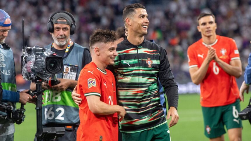 reactia lui francisco conceicao dupa ce a marcat un gol de poveste in germania portugalia 1 2 semifinala de uefa nations league 68413fb894625