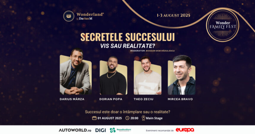 secretele succesului vis sau realitate wonder family fest aduce in prima zi pe scena principala patru voci sinonime cu succesul 685e553e042eb