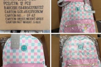 sute de ghiozdane contrafacute descoperite de politistii garzii de coasta 685e820b591a5