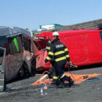 trafic blocat pe autostrada a1 dupa un accident in lant cu trei vehicule doua persoane au fost ranite 68568e56afb41