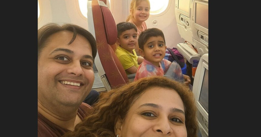 ultimul selfie al unei familii cu 3 copii facut chiar inainte de prabusirea avionului din india planuiau sa se stabileasca in londra 684c2e1434578