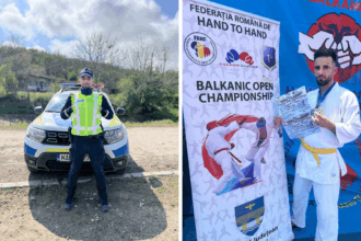 un exemplu de disciplina si ambitie politist din judetul constanta medaliat la campionatul balcanic in doua probe 6846d8216f9b9