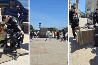 video 1 iunie in piata ovidiu copiii din constanta au sarbatorit alaturi de politisti jandarmi si pompieri 683c38997b509