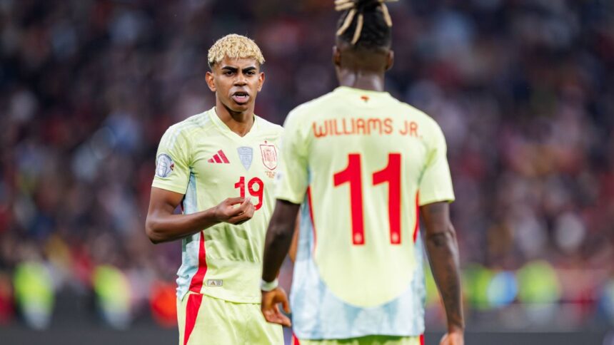 video asa arata cea mai buna echipa a spaniei u21 nu lipsesc yamal si nico williams 6851f42055da6