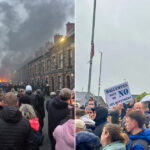 video case incendiate si violente in strada in irlanda de nord dupa ce doi baieti romani de 14 ani au fost arestati preventiv pentru viol 6847da1edc3f8