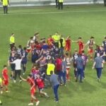 video exclusiv scandal in giulesti la finala euro u19 jucatorii spaniei si olandei si au impartit pumni dupa ce batavii au luat trofeul 685db1343bdfe