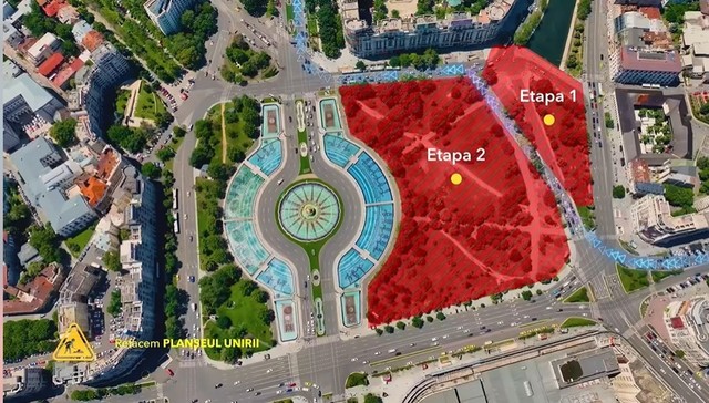 video incepe santierul pentru refacerea planseului unirii in ce zone nu se poate circula si care sunt rutele alternative 6847d0b497bd9