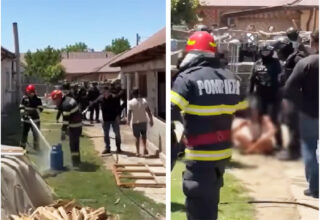 video o femeie a amenintat ca isi incendiaza locuinta dupa o cearta cu iubitul mascatii au intervenit la timp 68599c1e2422b