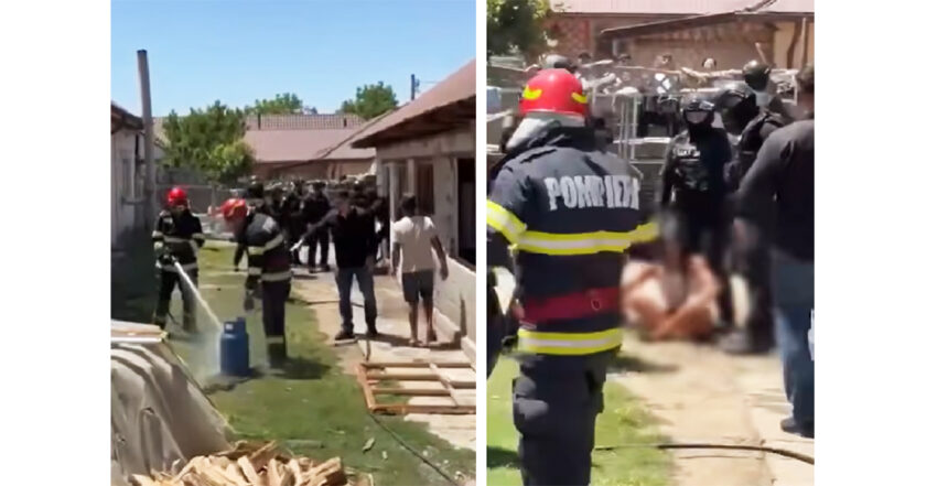video o femeie a amenintat ca isi incendiaza locuinta dupa o cearta cu iubitul mascatii au intervenit la timp 68599c1e2422b