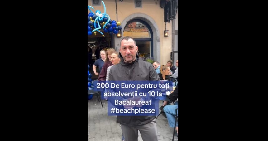video pescobar promite 200 de euro bani de buzunar la un cunoscut festival liceenilor care iau bac ul cu 10 ca un tata din trecut asa facea si tata 68482c7fe8cf5