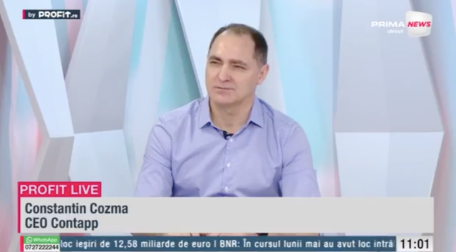video profit ro tv constantin cozma ceo contapp sunt riscuri mari sa creasca tva sper sa nu se umble si la contributiile sociale o sa vedem prin iulie august daca avem crestere economica s 684a5c091e578