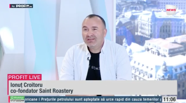 video profit ro tv ionut croitoru co fondator saint roastery in romania cafeaua de specialitate este sub 10 din consumul total de cafea competitia este foarte mica vrem sa ne extindem in 68621247c3298