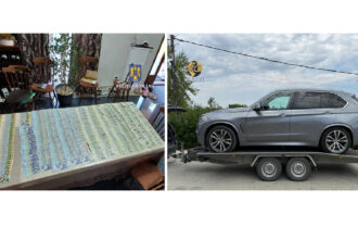 video saci cu bani si autoturisme ridicate de mascati mega ancheta la o grupare de romani care s a imbogatit din furtul de substante fitosanitare 685ebe1114dc6