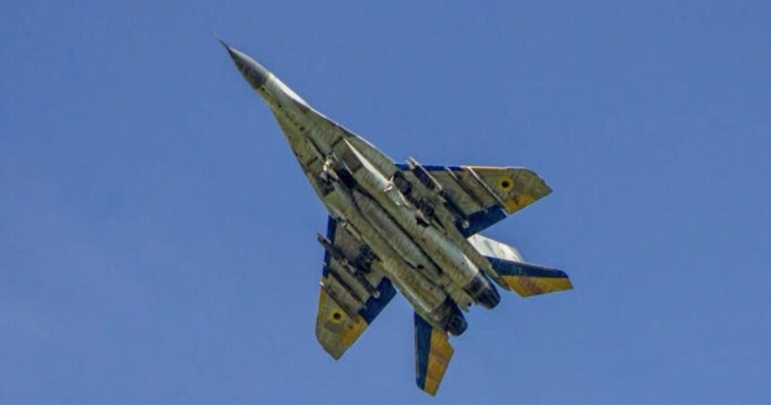 video un mig 29 ucrainean loveste un centru rusesc de drone si un depozit de munitie in zaporojie cu autorul munitiilor ghidate 684dcd46bdcb4