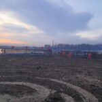 videofoto primele grinzi ridicate pe cea mai complexa structura de pe autostrada bucurestiului 68406db1f164d
