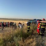 videogalerie foto a fost activat planul rosu in tariverde s a rasturnat un autocar in care se aflau mai multi ucraineni 685c39ae136ae