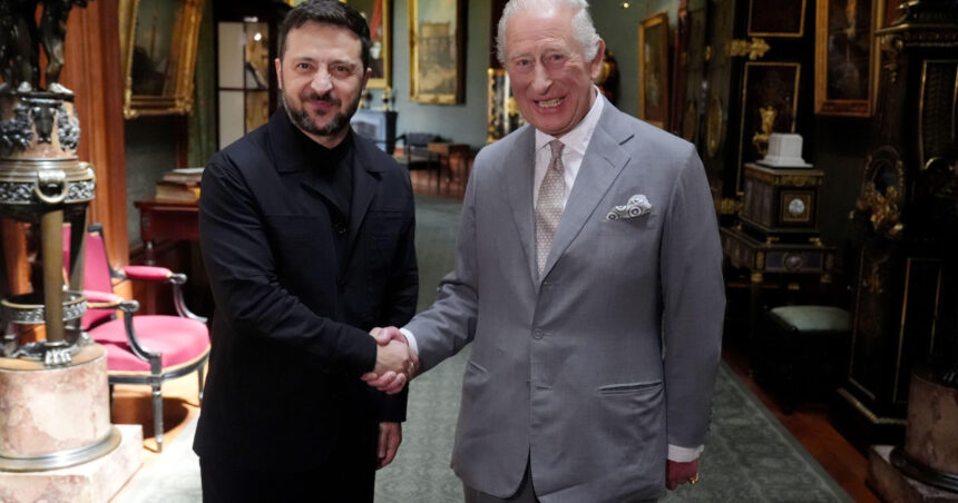 volodimir zelenski vizita in marea britanie presedintele ucrainean s a intalnit si cu regele charles al iii lea la windsor 685972d1d2b4e
