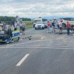 accident grav cu trei masini in timis autospeciala de politie rasturnata un agent a ramas incarcerat intervine un elicopter smurd 68877a5062322