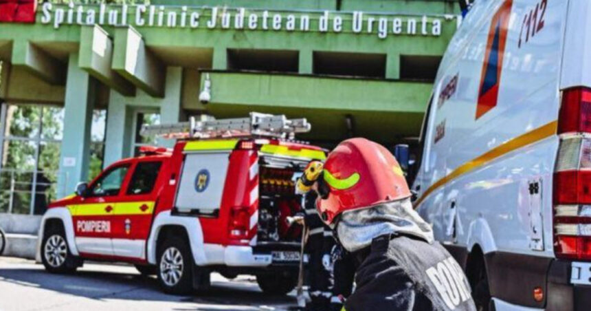 alerta la spitalul judetean timisoara un incendiu a izbucnit in baia unui salon 688866efc8a55