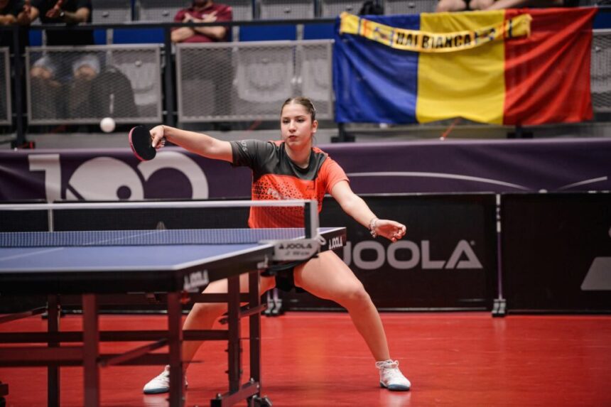 bianca mei rosu tripla medaliata la europenele de juniori u19 la tenis de masa 687f81e946f4b