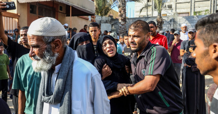 cel putin 32 de morti in gaza dupa focuri trase de armata israeliana asupra civililor care se indreptau spre un centru de ajutor 687bd147b9335