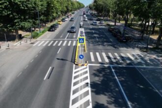 constanta o trecere de pietoni de pe bulevardul lapusneanu amenajata cu scuar median 688b82feed099