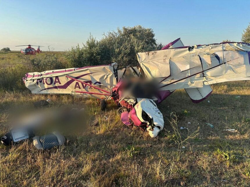 foto accident aviatic in zona complexului gura portitei din delta dunarii doi barbati au murit 687d304c86c50