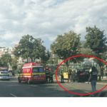 foto accident cu doua victime in fata spitalului de boli infectioase din constanta una dintre masini s a rasturnat 687d013d08edb