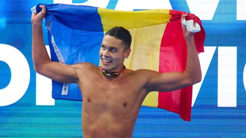 foto dinamo in extaz dupa aurul castigat de david popovici cum l a numit clubul din stefan cel mare pe dublul campion mondial 688b5b8da2f46