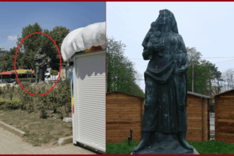 foto rod maternitate statuia din bronz a sculptorului boris caragea de pe faleza din eforie nord ascunsa dupa chioscuri sezoniere ce spun liderii organizatiilor locale psd si aur despre aceasta s 68790f22a096a