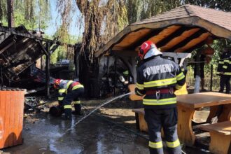 foto voluntari localnici si pompieri au luptat cot la cot sa stinga flacarile care au cuprins o casa din daeni judetul tulcea 68850f9feaeb1