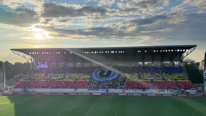 galerie foto de pus in rama un stadion plin la sibiu si o coregrafie de senzatie pentru meciul u cluj ararat armenia 688bac0b415b9