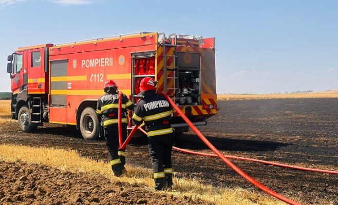 incendiu de vegetatie in apropiere de techirghiol circulatia rutiera pe dn38 oprita 686fa39993780