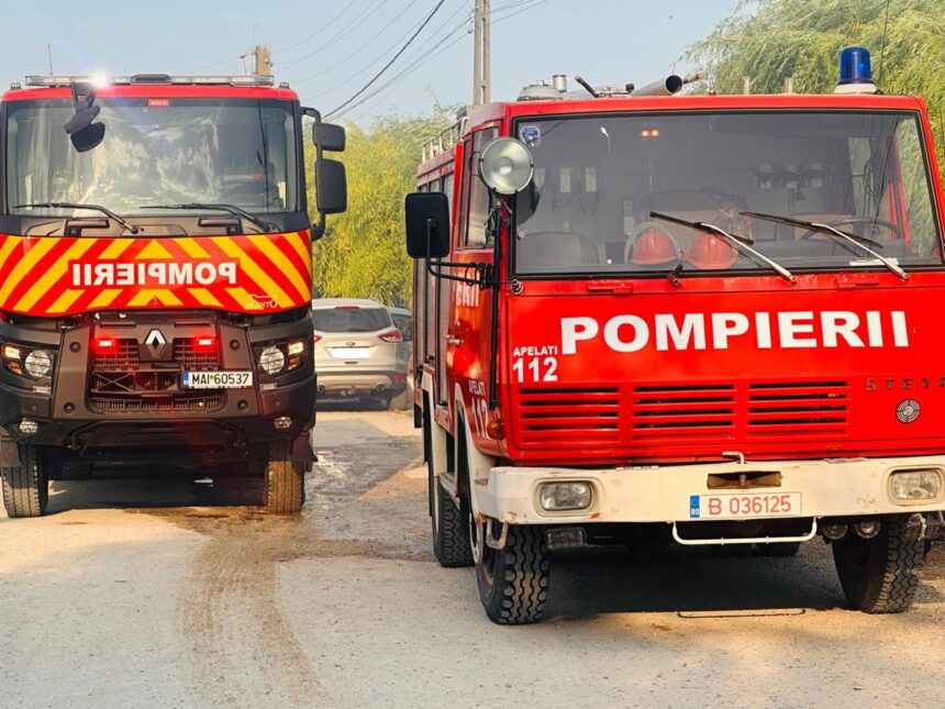 pericol la iesire din corbu spre vadu o combina a luat foc pompierii au trimis doua masini de stingere 6867a4eb3fb62