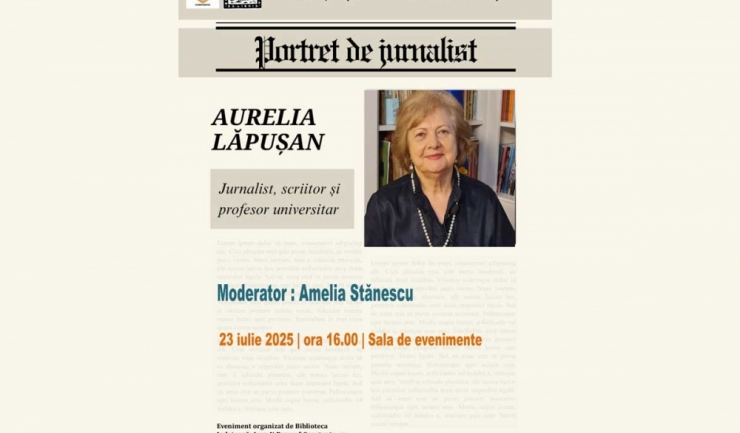portret de jurnalist aurelia lapusan la biblioteca judeteana constanta 687faee73d2b1