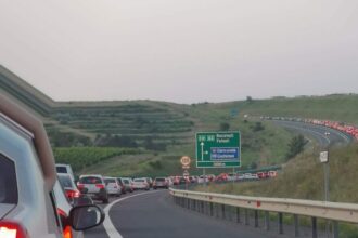 trafic rutier ingreunat pe autostrada a2 bucuresti constanta in apropiere de cernavoda 6874832b44a86